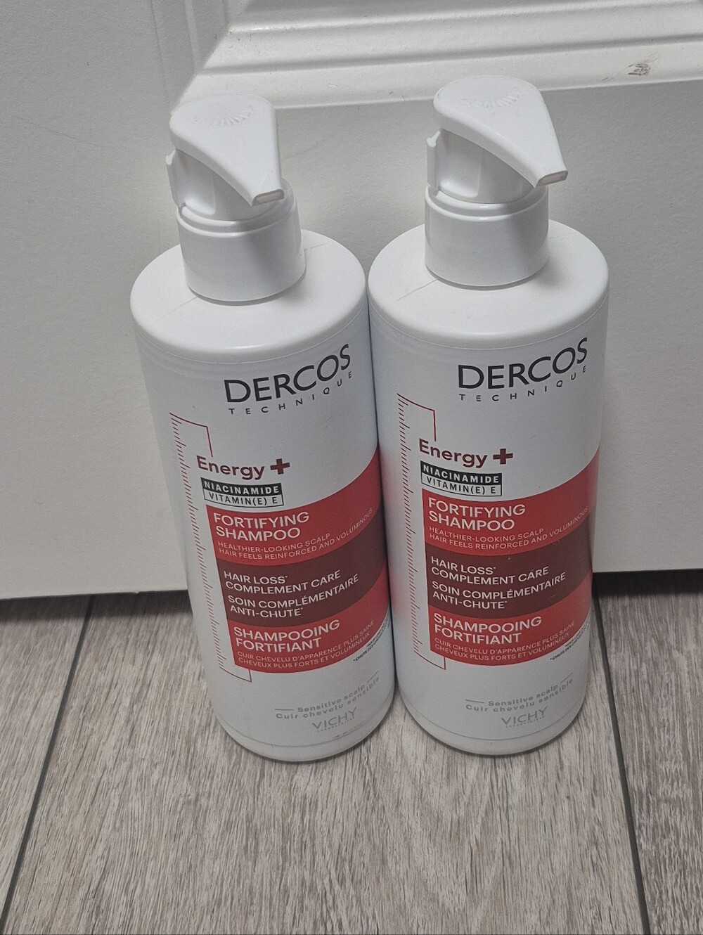 Vichy Dercos Anti-Hair Loss Energizing Shampoo 400 ml X 2
